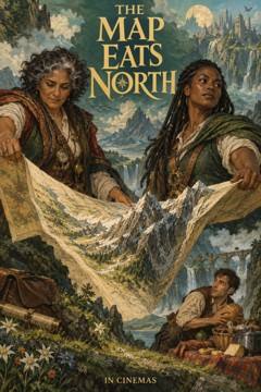 Poster for the fictional film The Map Eats North