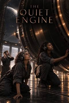 Poster for the fictional film The Quiet Engine